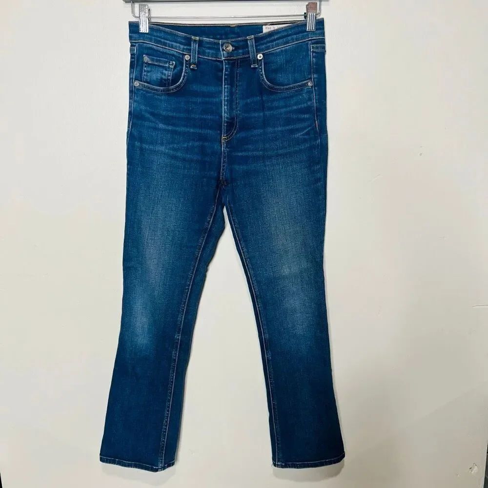 Rag & Bone High Rise Crop Jeans Sz 28